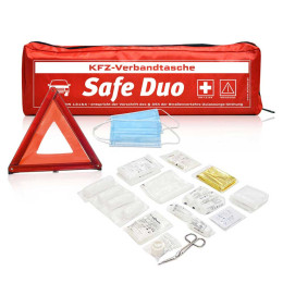 Kfz-Verbandstasche Safe Duo mit Standardmotiv